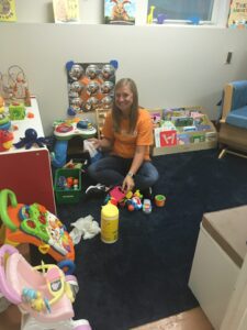 Cleaning the Lend and Learn Library Toys